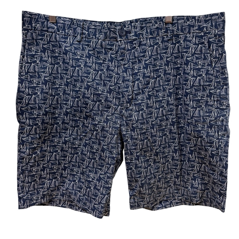 Vineyard Vines Mens Navy  Sailboat Print Breaker Shorts Size‎ 40 Nautical #365